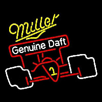 Miller Race Car Beer Sign Enseigne Néon