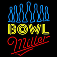 Miller Ten Pin Bowling Beer Sign Enseigne Néon