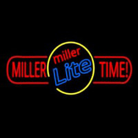 Miller Time Long Beer Enseigne Néon