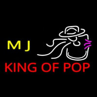 Mj King Of Pop Enseigne Néon