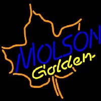 Molson Golden Maple Leaf Enseigne Néon