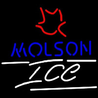 Molson Ice Small Maple Leaf Enseigne Néon