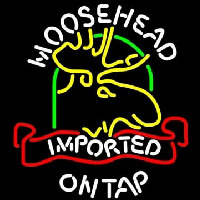 Moosehead Moose Imported On Top Enseigne Néon