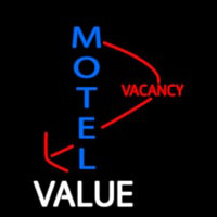 Motel Vacancy Value With Arrow Enseigne Néon