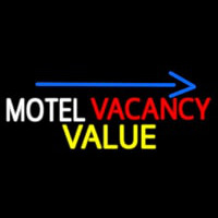 Motel Vacancy Value With Arrow Enseigne Néon