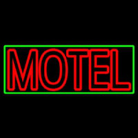 Motel With Green Border Enseigne Néon