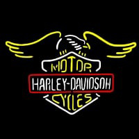 Motor Cycles HARLEY-DAVIDSON Enseigne Néon