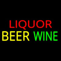 Multi Colored Liquor Beer Wine Enseigne Néon