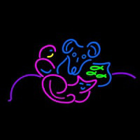 Multicolor Pet Logo Enseigne Néon