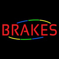 Multicolored Deco Style Brakes Enseigne Néon