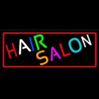 Multicolored Hair Salon Enseigne Néon