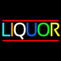 Multicolors Liquor Enseigne Néon