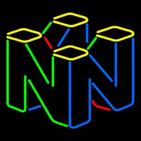 N Logo Enseigne Néon