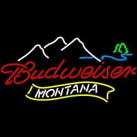 NEW Montana Mountain Budweiser bud light Enseigne Néon