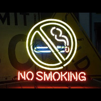 NO SMOKING Enseigne Néon