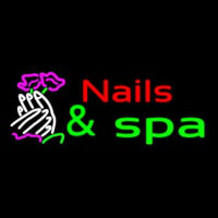 Nails And Spa Enseigne Néon