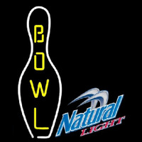 Natural Light Bowling Beer Sign Enseigne Néon