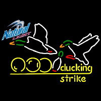 Natural Light Bowling Sucking Strike Beer Sign Enseigne Néon