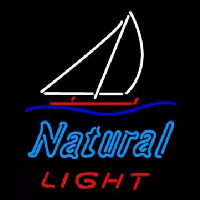 Natural Light Sailboat Enseigne Néon