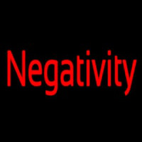 Negativity Enseigne Néon