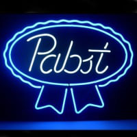 New Pabst Blue Ribbon Lager Ale Neon Bière Bar Pub Enseigne
