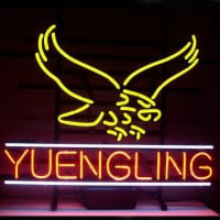 New Yuengling Lager Eagle Bière Neon Verre Bière Bar Pub Enseigne