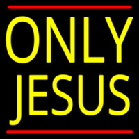 Only Jesus With Line Enseigne Néon