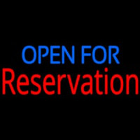 Open For Reservation Enseigne Néon