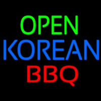 Open Korean Bbq Enseigne Néon