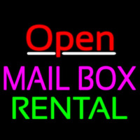 Open Mailbo  Rental Enseigne Néon