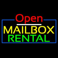 Open Mailbo  Rental Enseigne Néon