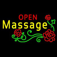 Open Massage Enseigne Néon
