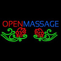 Open Massage Enseigne Néon