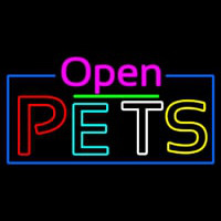 Open Pets Enseigne Néon