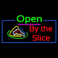 Open Pizza By The Slice Enseigne Néon