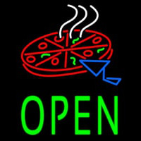 Open Pizza Enseigne Néon