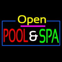 Open Pool And Spa Enseigne Néon