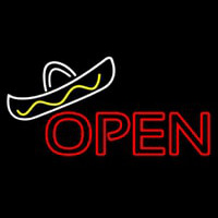 Open Sombrero Enseigne Néon