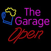 Open The Garage Enseigne Néon