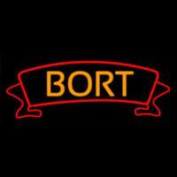 Orange Bort Enseigne Néon