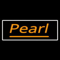 Orange Pearl Enseigne Néon