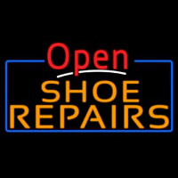 Orange Shoe Repairs Open Enseigne Néon