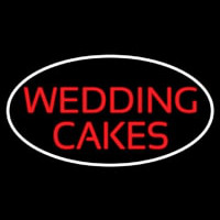 Oval Wedding Cakes Enseigne Néon