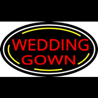Oval Wedding Gown Enseigne Néon