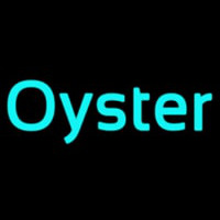 Oysters Turquoise Enseigne Néon