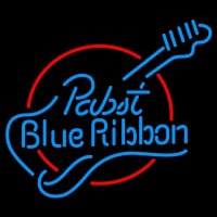 Pabst Blue Ribbon Guitar Enseigne Néon