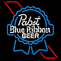 Pabst Skyblue Red Ribbon Beer Sign Enseigne Néon