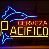 Pacifico Clara Mexican Cerveza Neon Verre Bar Pub Enseigne