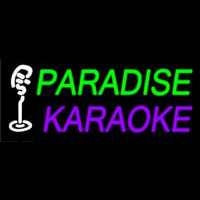 Paradise Karaoke Enseigne Néon