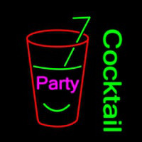 Party Cock Tail Enseigne Néon